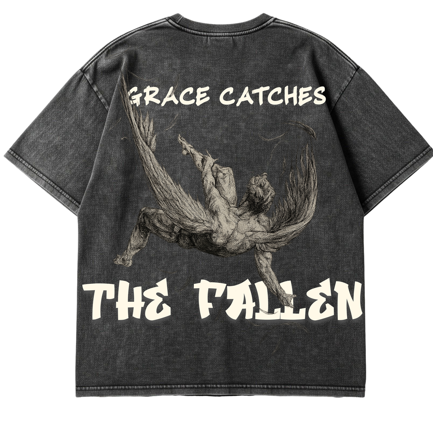 GRACE CATCHES THE FALLEN TEE